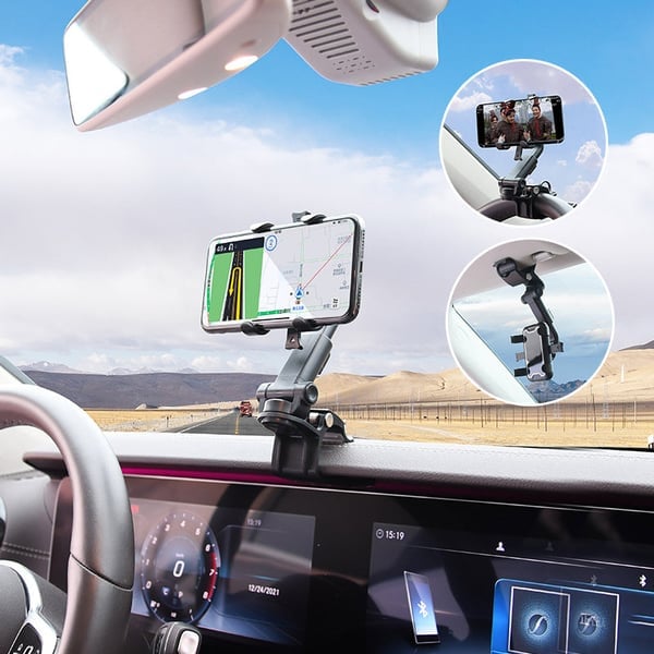 DriveHold - Soporte Multifuncional Para teléfono Móvil Para el Salpicadero del Coche