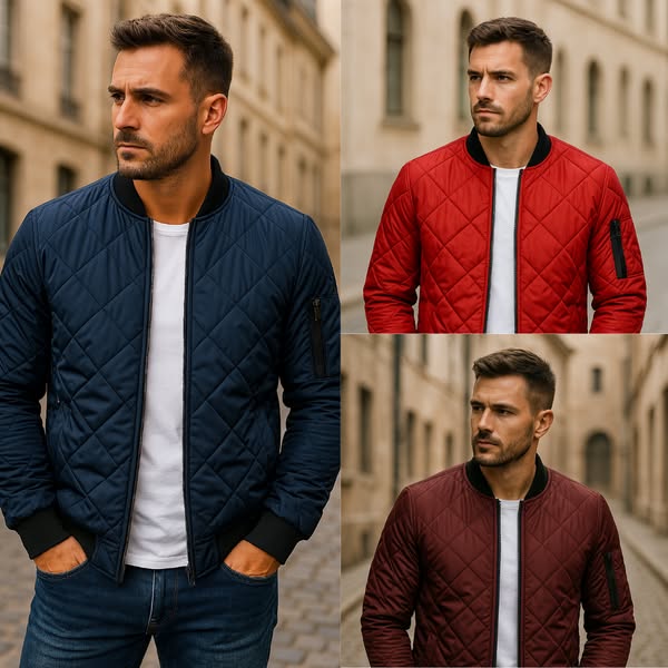 Willy - Chaqueta de Algodón Con Estampado de Rombos