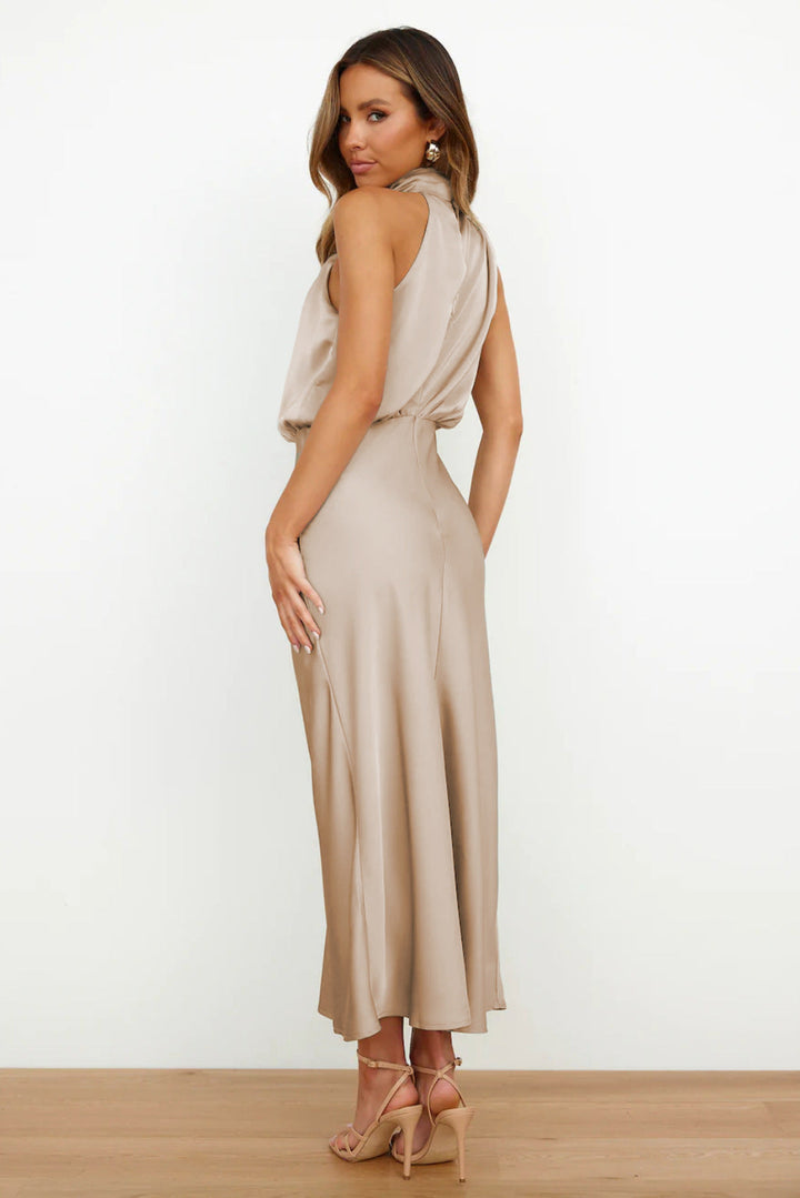 Kangana - Maxi Vestido Cuello Halter