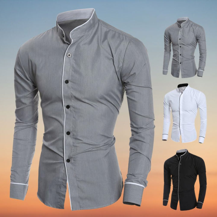 Ahmet – Camisa Con Cuello Alto