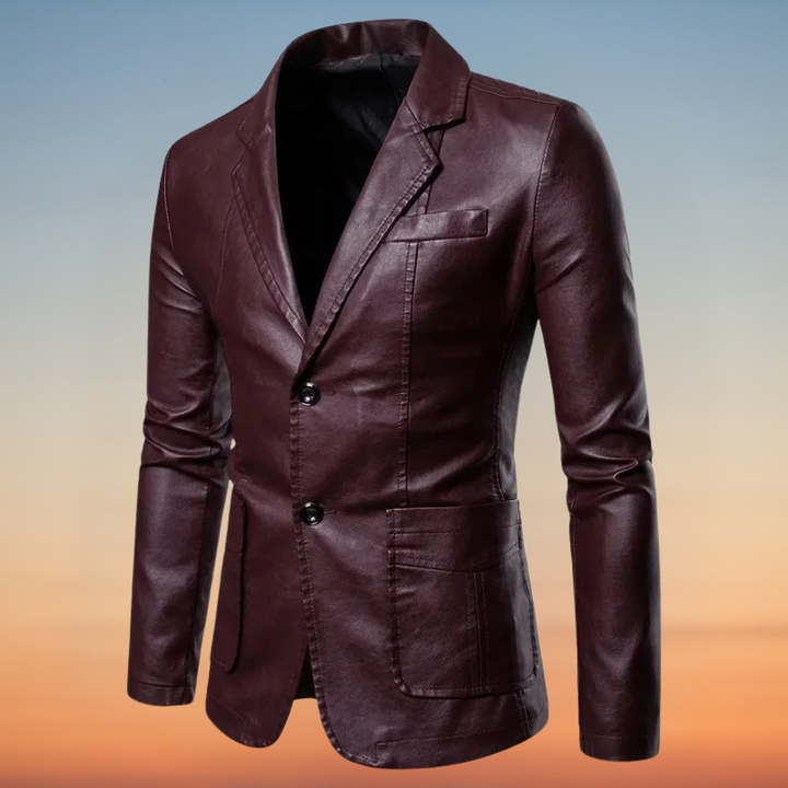 Finnian - Chaqueta de Cuero Transfronteriza