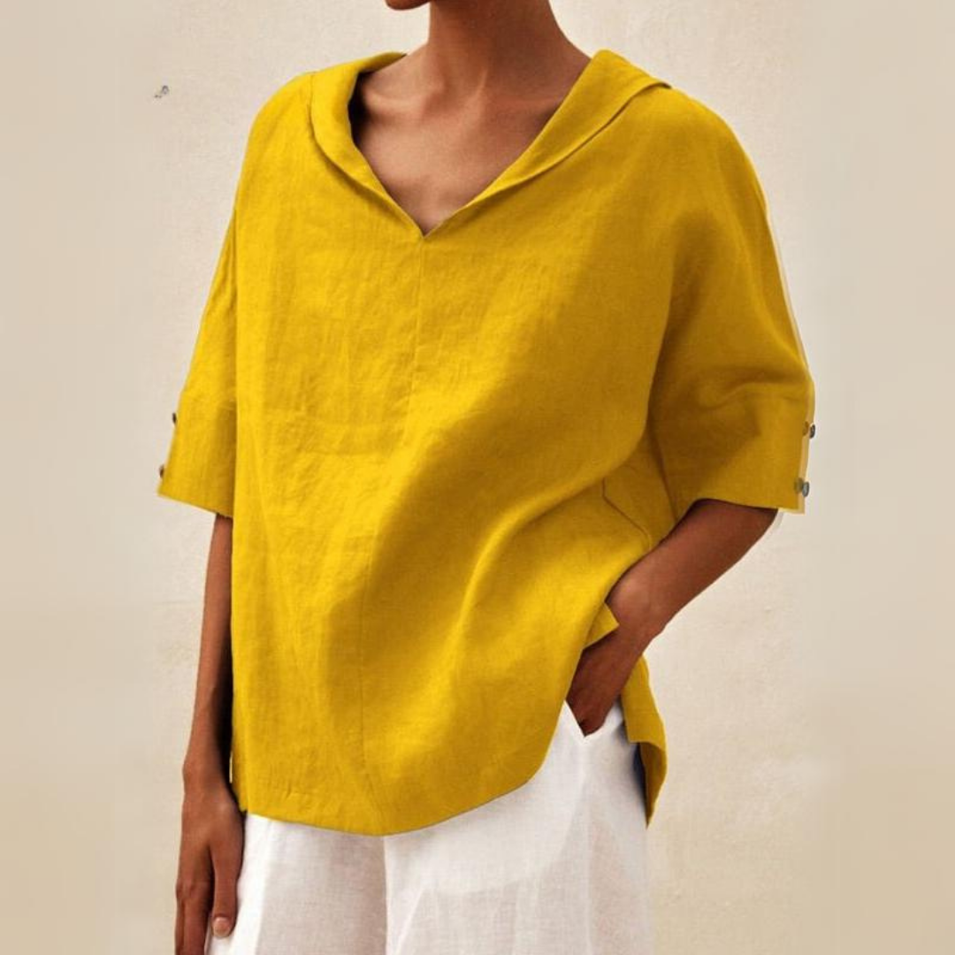 Zoe - Blusa Informal De Corte Holgado