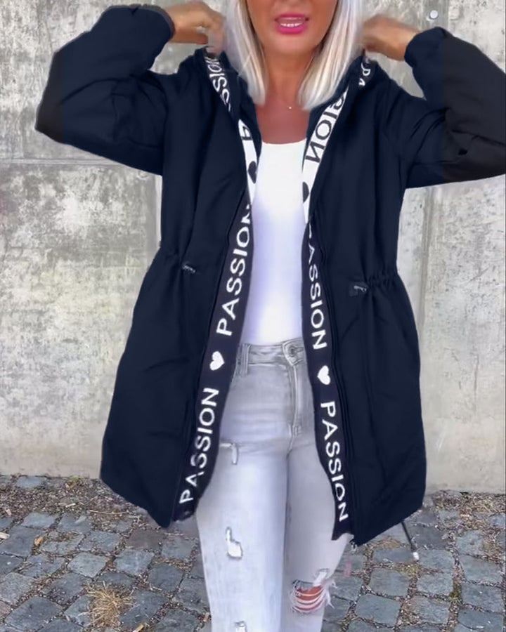 Kasia - Chaqueta con Cremallera Clásica