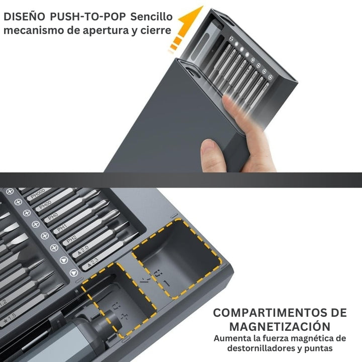 SwiftDrive - Mini Juego de Destornilladores Eléctricos de Precisión