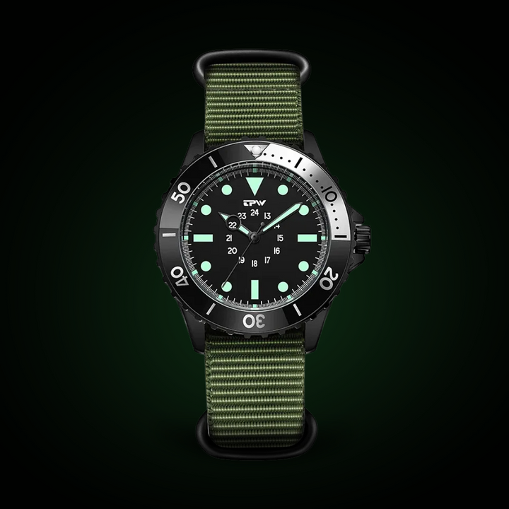 Reloj de Campo Estilo Submarino Táctico Impermeable