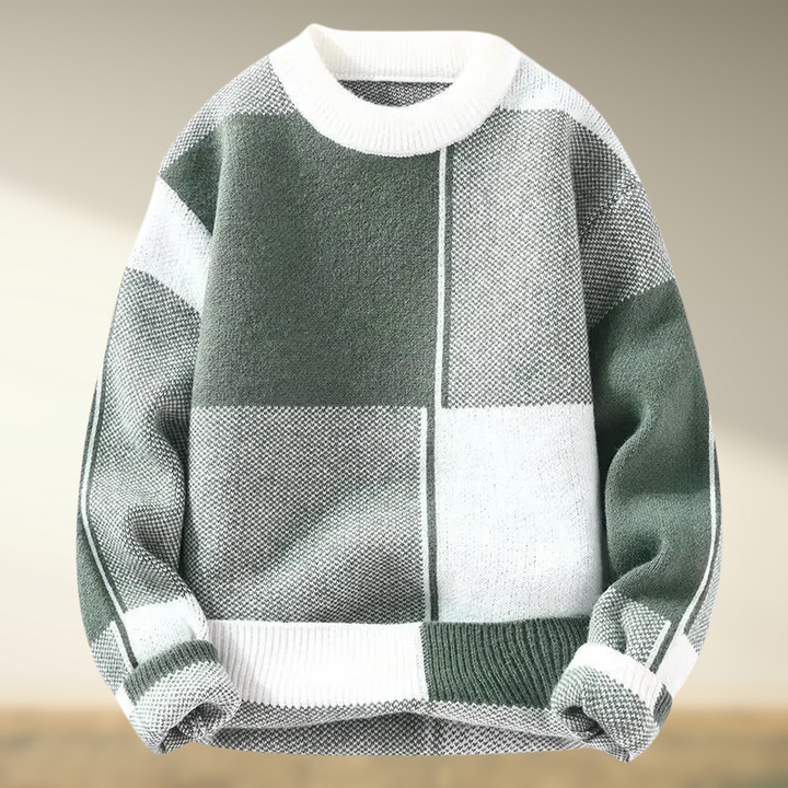 Zharif – Jersey de Cuello Redondo y Manga Larga gGrueso
