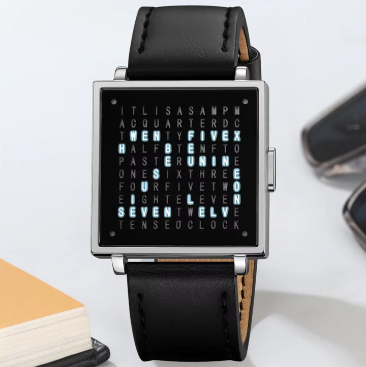 WordTime - Reloj Con Pantalla Digital Matrix