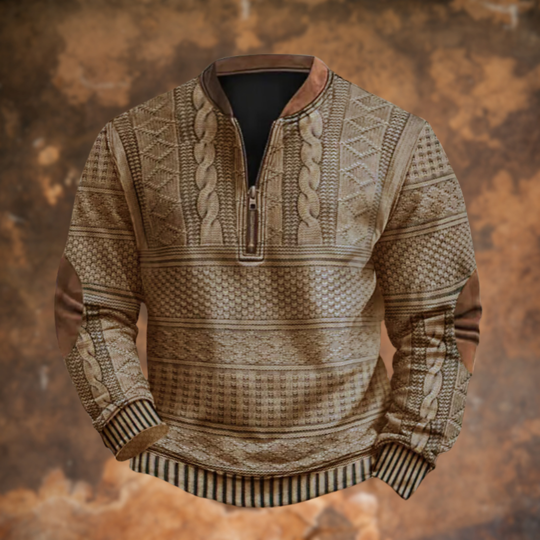 Tom - Elegante Jersey De Manga Larga Con Cremallera