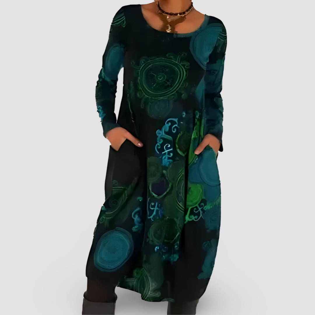 Fenja - Vestido de Invierno Con Elegancia Bohemia
