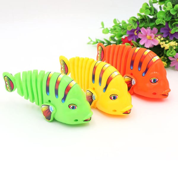 FishyWinds - Juguete De Plástico Con Forma De Pez De Cuerda