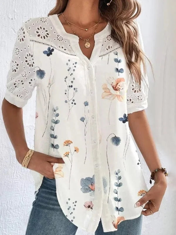 Zoila - Elegante Camisa de Manga Corta