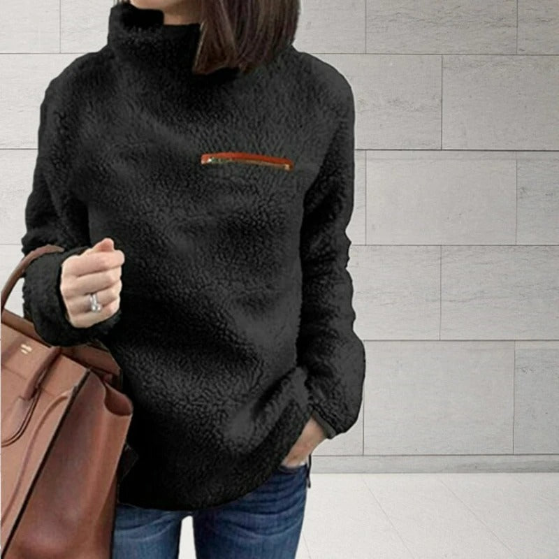 Yesenia -  Jersey de Cuello alto de Invierno Cupersuave y Cómodo