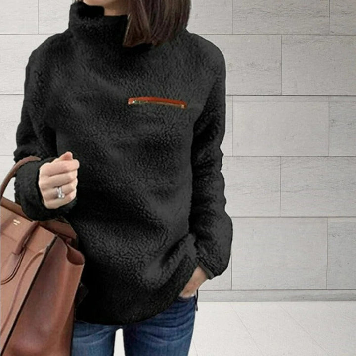 Yesenia -  Jersey de Cuello alto de Invierno Cupersuave y Cómodo