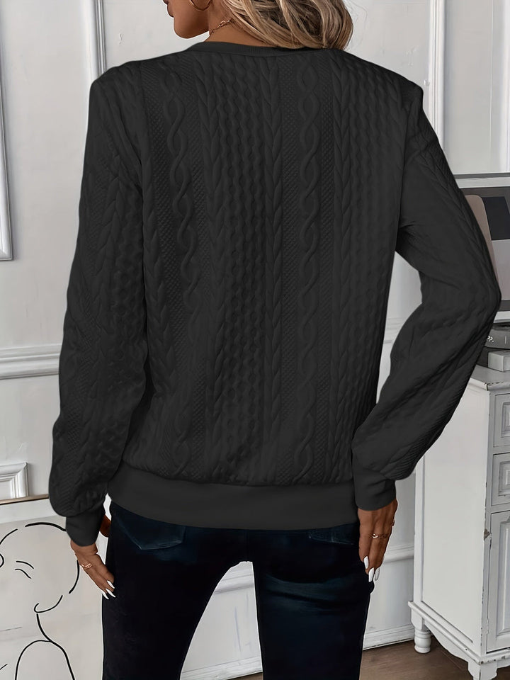 Erna - Elegante jersey con cremallera para mayor comodidad y estilo