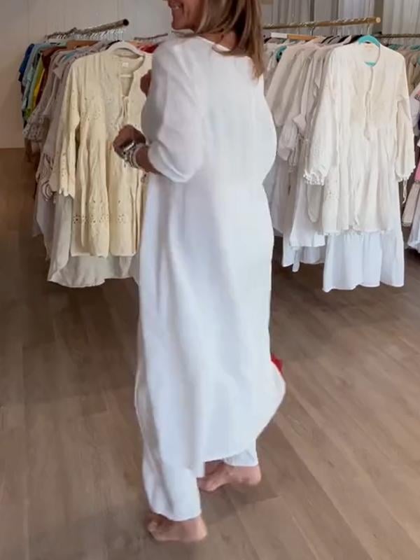 Freida - Vestido Casual de Lino