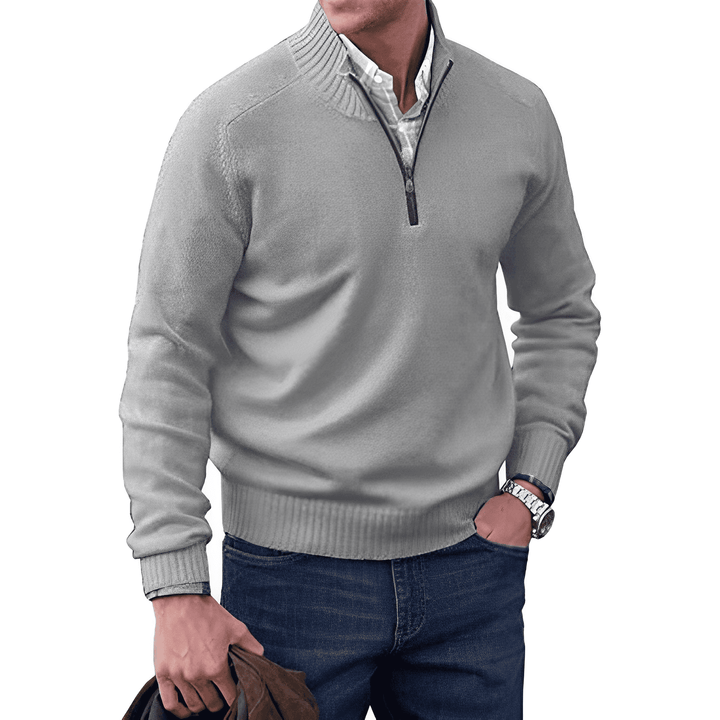 Gibson - Elegante Jersey De Cachemira Con Cremallera