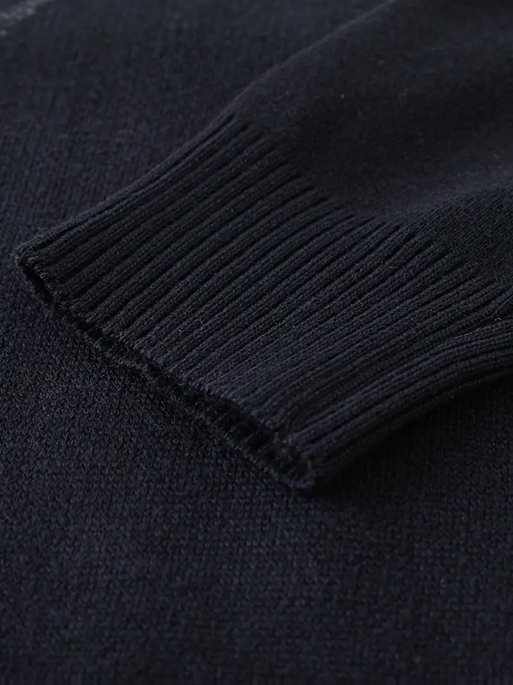 Yoann - Jersey De Punto Con Cremallera De Un Cuarto