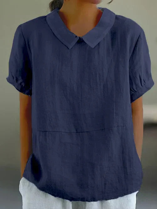 Henny - Elegante Blusa de Algodón