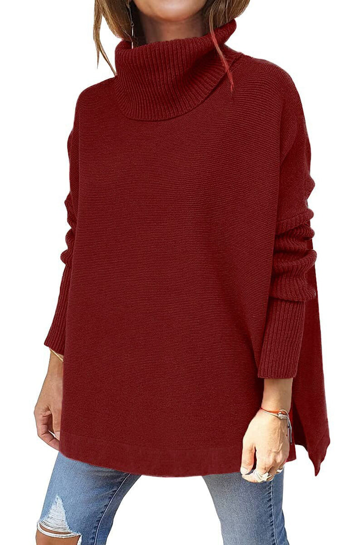 Bellatrix - Jersey Oversize De Lana y Cuello Alto