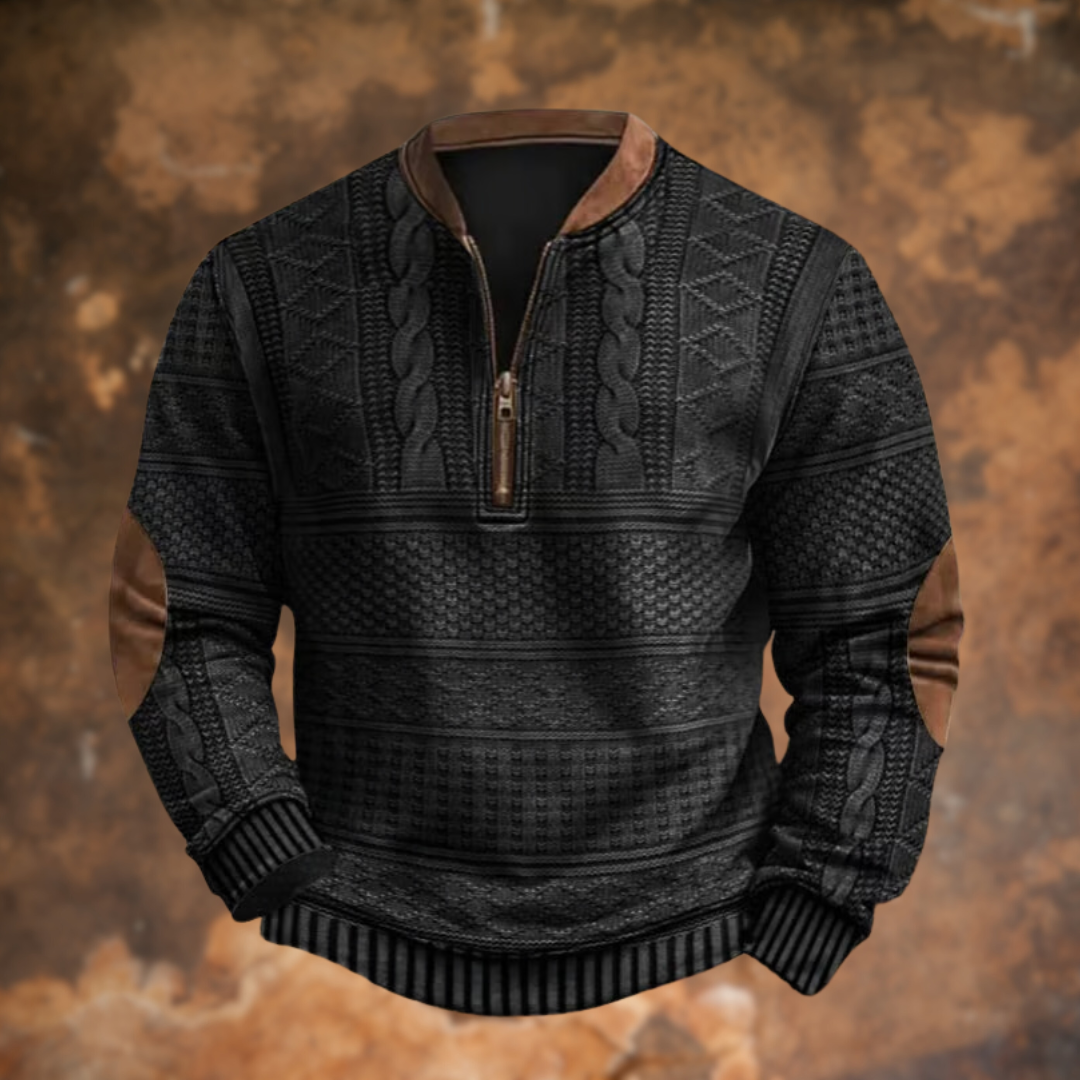 Tom - Elegante Jersey De Manga Larga Con Cremallera