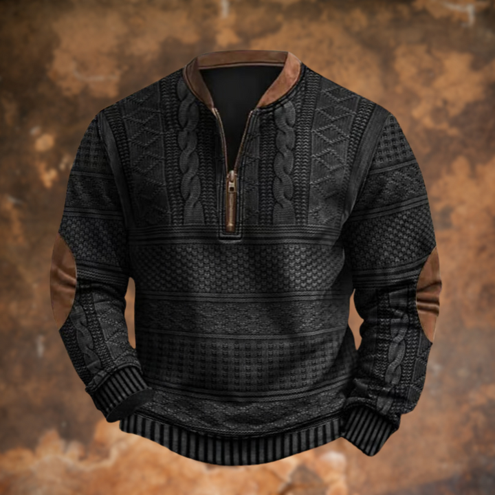 Tom - Elegante Jersey De Manga Larga Con Cremallera