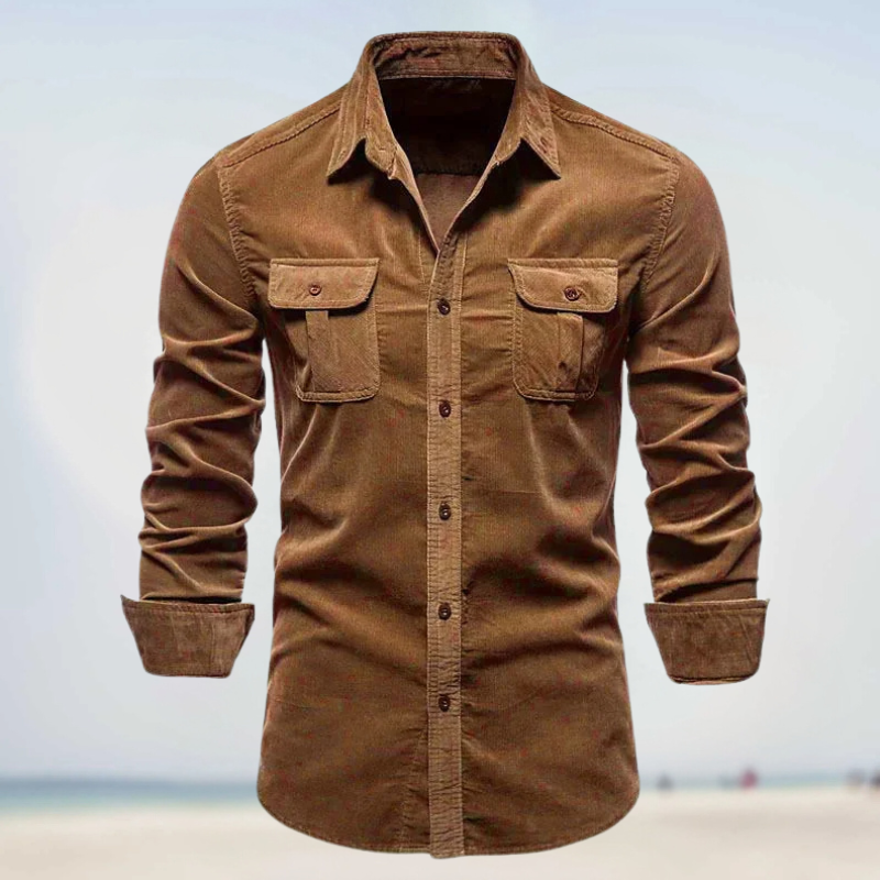 Folko - Chaqueta De Pana De Algodón De Otoño