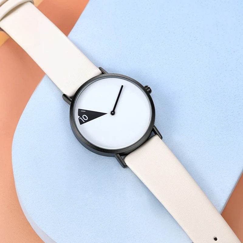 AxisLuxe - Reloj con esfera geométrica