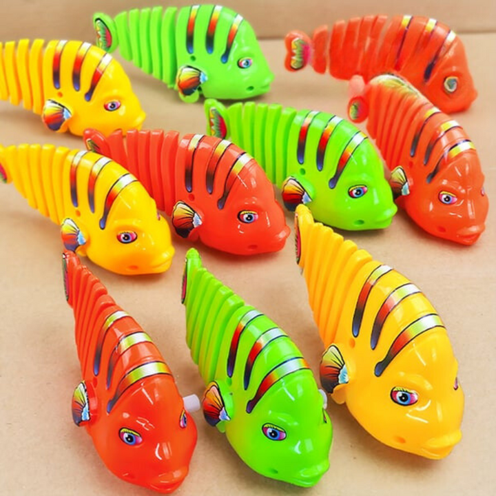 FishyWinds - Juguete De Plástico Con Forma De Pez De Cuerda