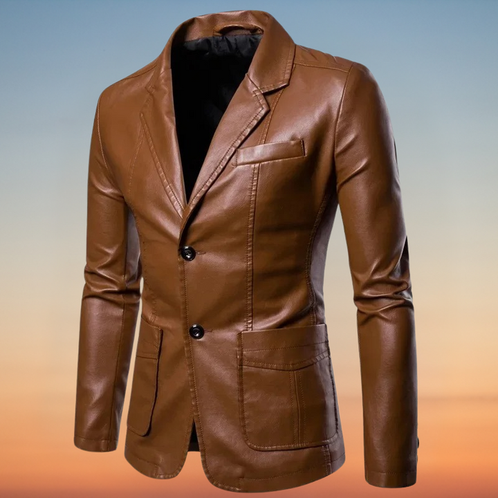Finnian - Chaqueta de Cuero Transfronteriza
