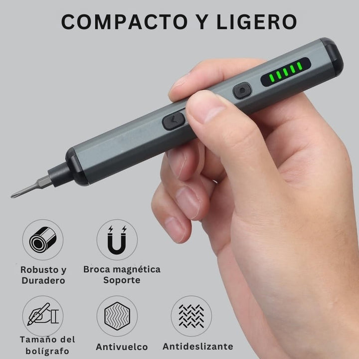 SwiftDrive - Mini Juego de Destornilladores Eléctricos de Precisión