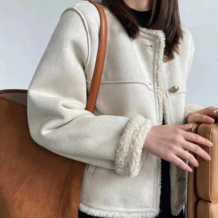 Fiona - Cálida Chaqueta de Piel de Cordero