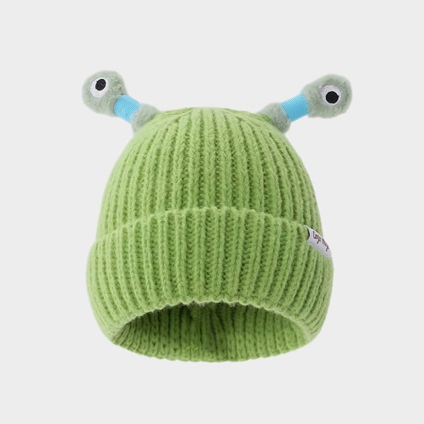 GlowTots - Gorro De Invierno Para Padres e Hijos de Un Simpático Monstruito Brillante