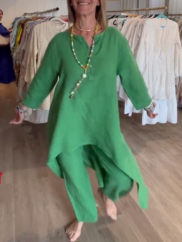 Freida - Vestido Casual de Lino