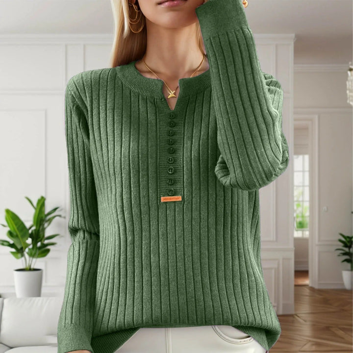 Marja - Jersey De Punto Con Cuello Redondo