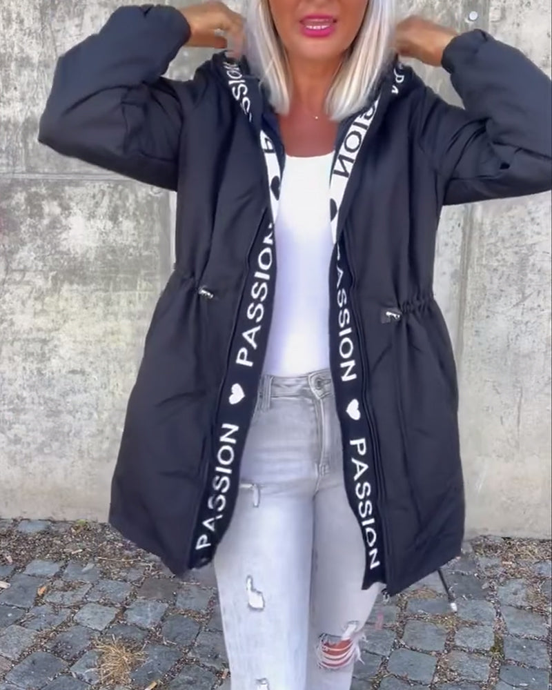 Kasia - Chaqueta con Cremallera Clásica