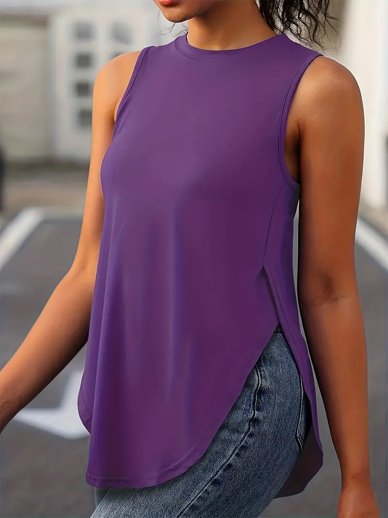 Desirae - Camisa Sin Mangas Transpirable