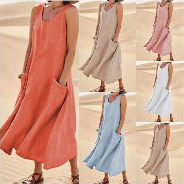 Pinkky - Vestido De Algodón Sin Mangas