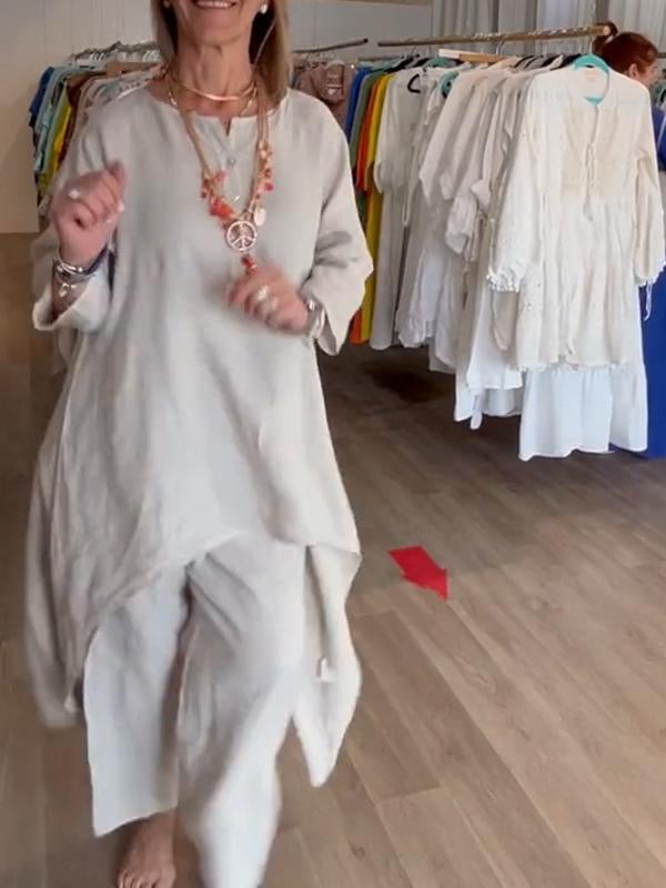 Freida - Vestido Casual de Lino