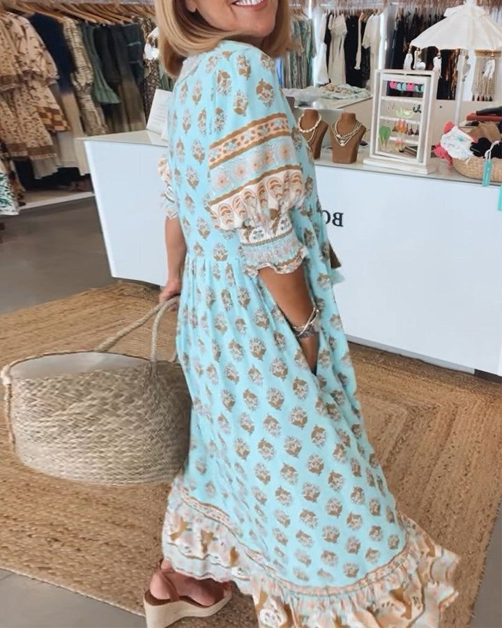 Nailya - Vestido Informal Estampado