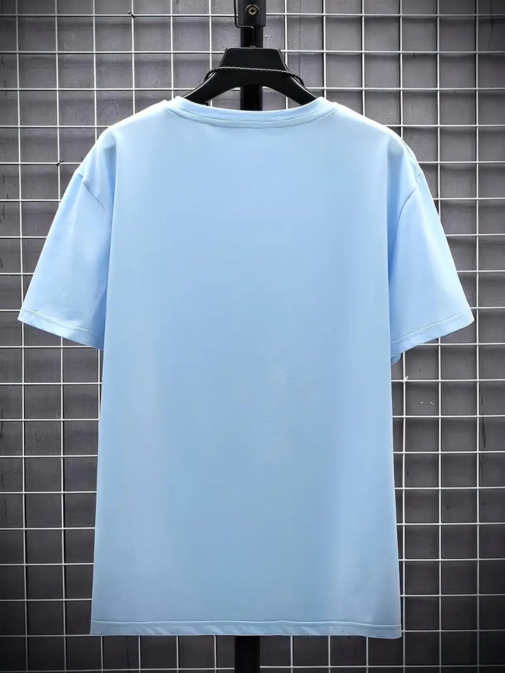 Fraga - Camiseta Elegante De Manga Corta
