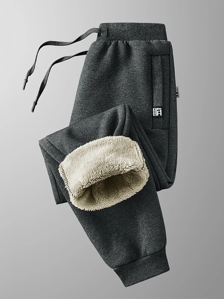 Tarik - Grueso Caliente Vellón Pantalones De Chándal