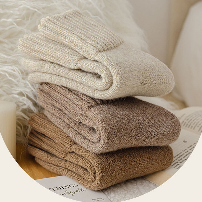 Woolora - Lujo Lana Cálida Calcetines