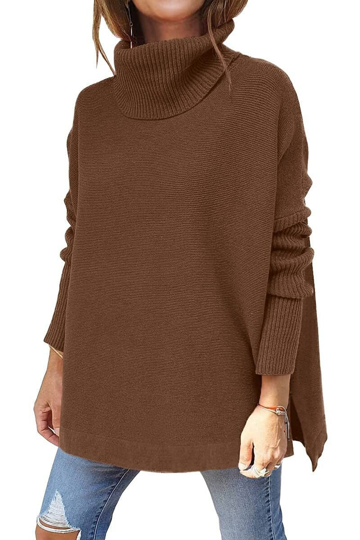 Bellatrix - Jersey Oversize De Lana y Cuello Alto