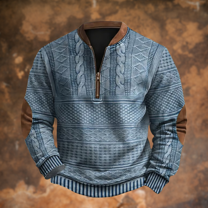 Tom - Elegante Jersey De Manga Larga Con Cremallera
