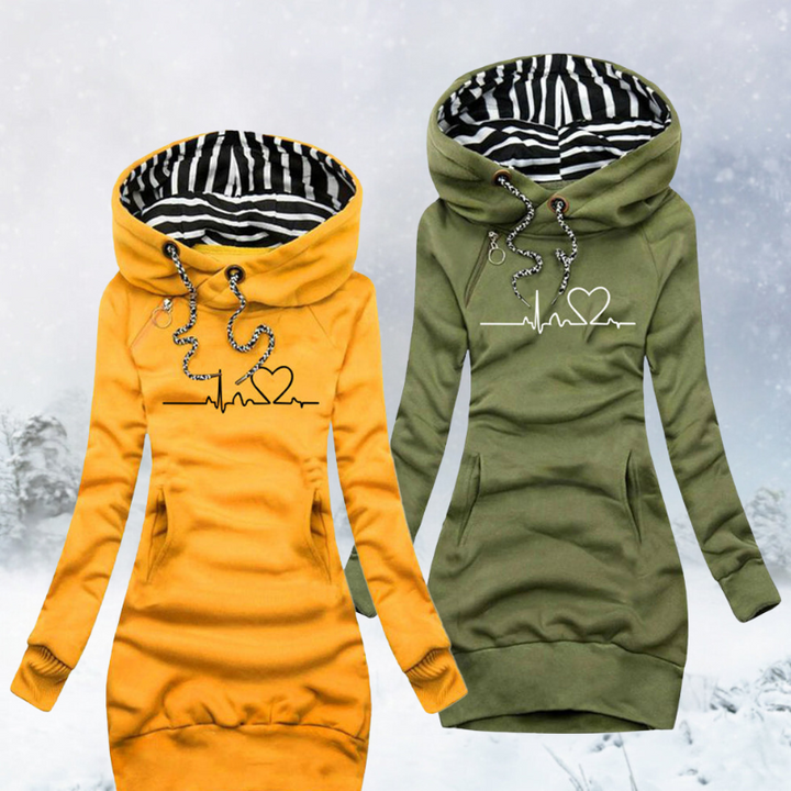 Malia - Vestido De Jersey Con Estampado E Corazones