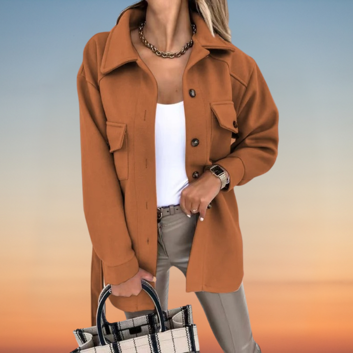 Kristel – Chaqueta De Lana Holgada