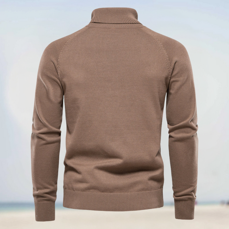 Jozan - Jersey de Punto con Cuello Alto