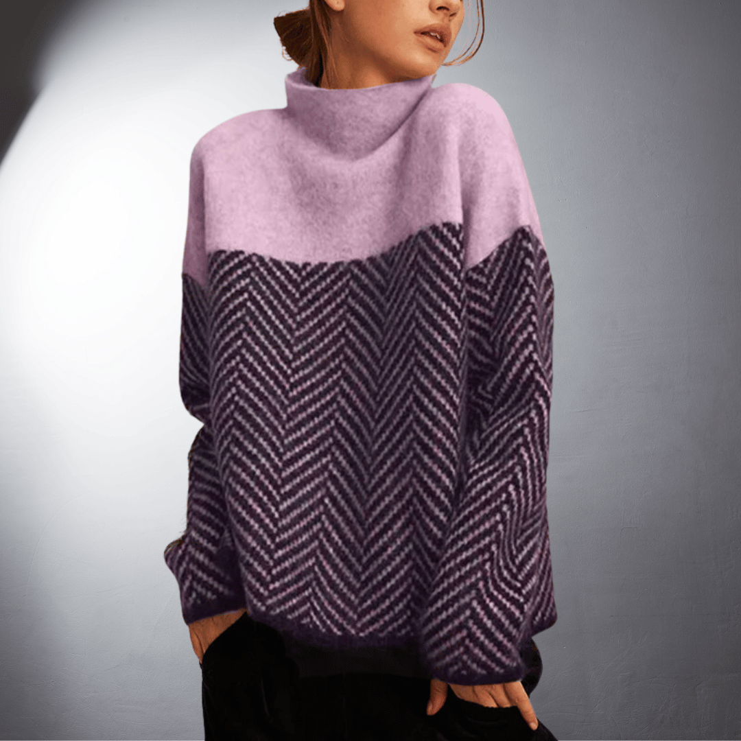 Hallam | Jersey De Cuello Alto De Algodón Orgánico