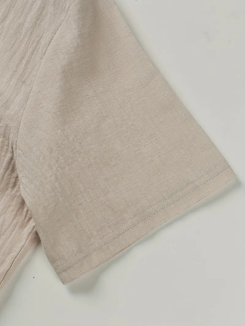 Vaughn - Elegante Camisa De Manga Corta