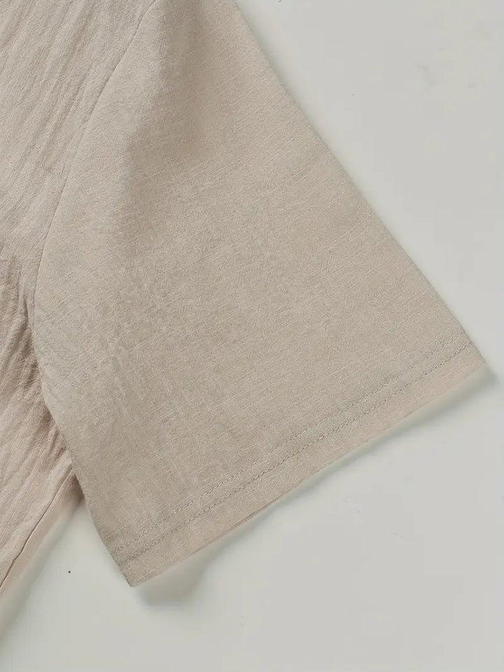 Vaughn - Elegante Camisa De Manga Corta